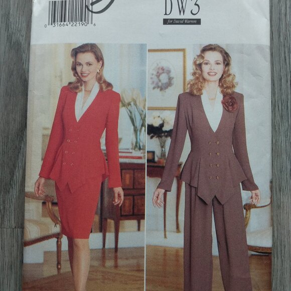 Top Skirt Pants Suit Sewing Pattern Plus Size 18-22 Butterick 4143 UNCUT - Picture 2 of 11